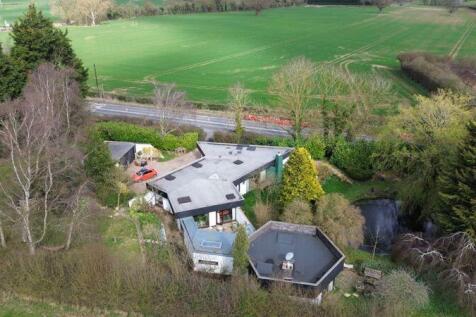 Aerial of house