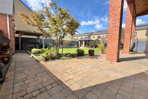 Rear patio and garden