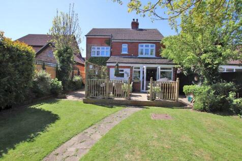 Rear elevation with patio