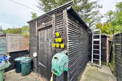Timber shed and service area