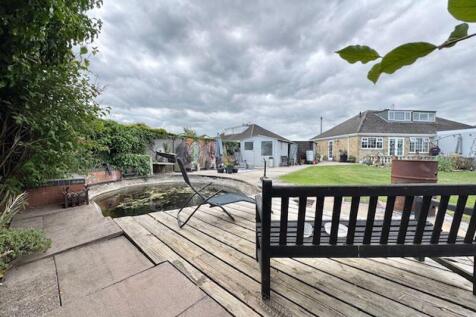 Decking and pond