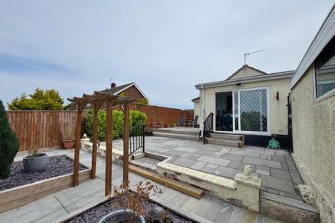 Rear patio area