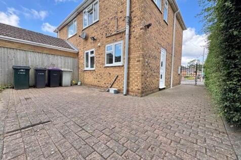 Patio and path to the side