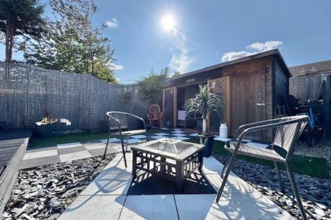 Slab patio area