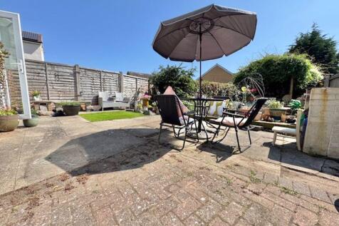 Rear patio area