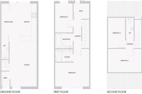 3/4 bedroom plan