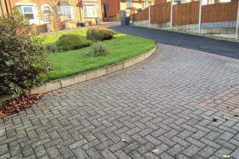 Additional block paved area
