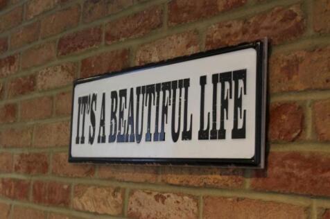 Kitchen sign