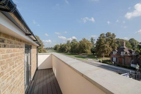 Views from the private terrace over Bushy Park and Hampton Court Palace