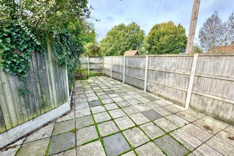 garden beyond the garage