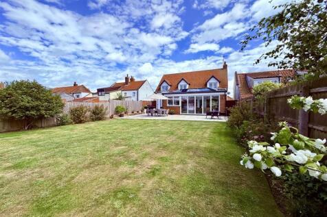 rear aspect and garden
