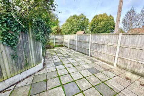 garden beyond the garage