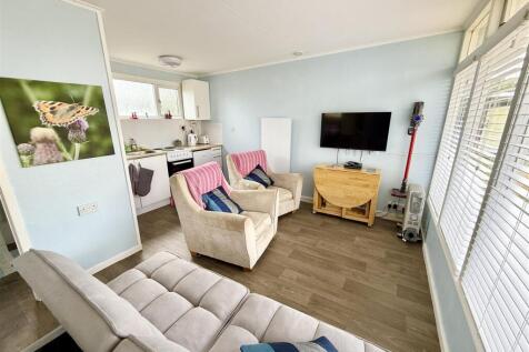 living area and kitchen