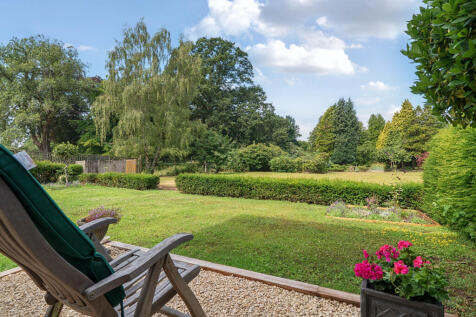 view across private to communal garden