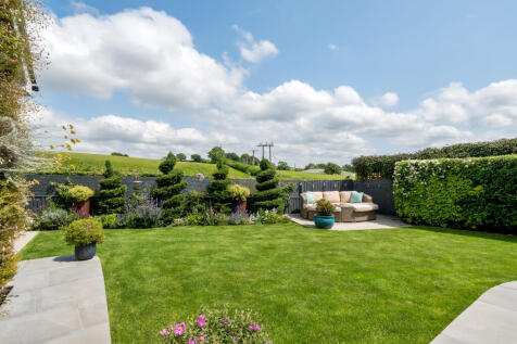 Rear Garden and Fields Byond