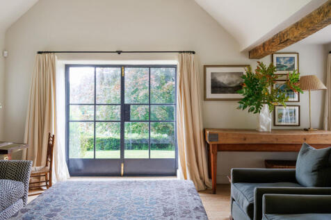 French doors to Garden