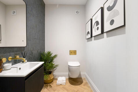 Show home cloakroom