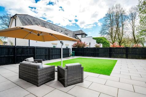 The rear garden