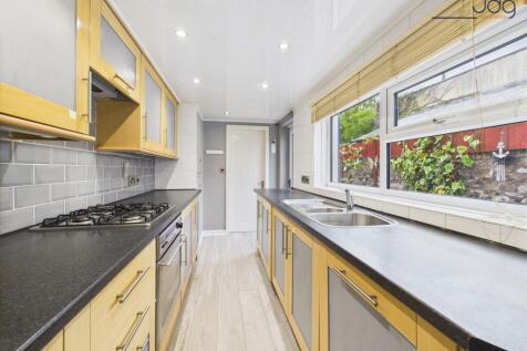 Extended galley kitchen