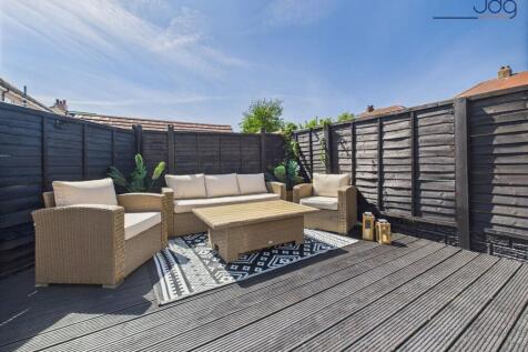 Large decked area
