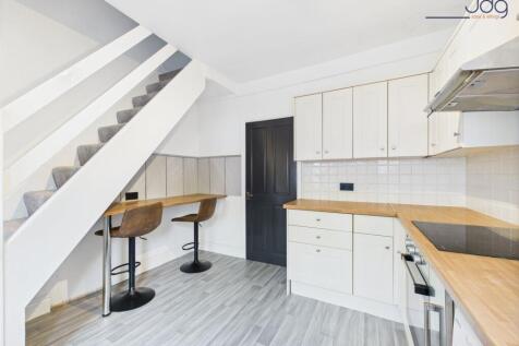 Stylish kitchen with breakfast bar