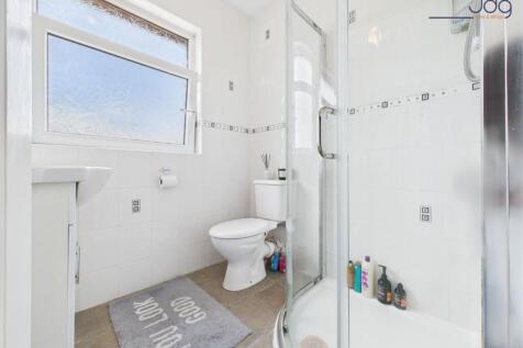 Modern white suite with shower