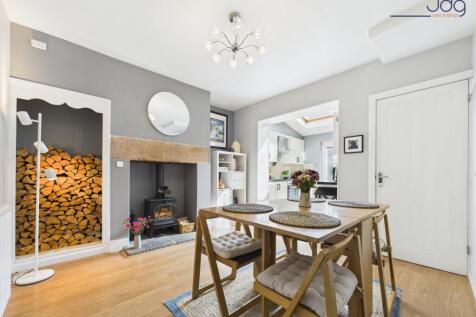 Open plan Kitchen Diner with Log Burner