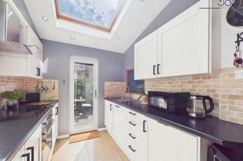 Open plan Kitchen Diner with sky light