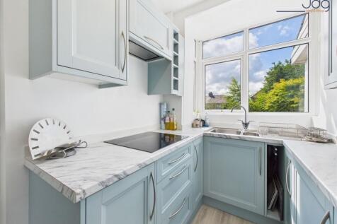Light blue finish kitchen