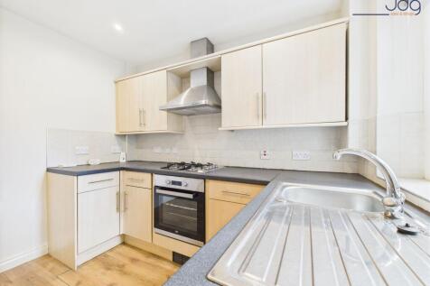 Modern beech-style kitche