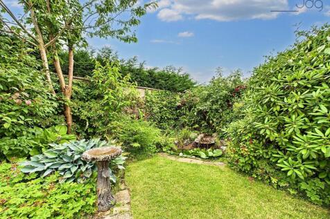 Pond at the end of the garden
