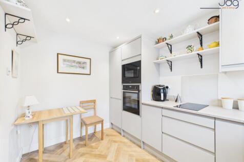 Kitchen with space for dining