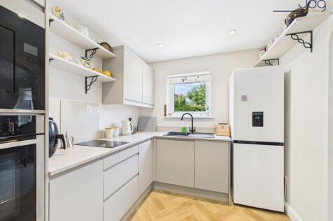 Kitchen with space for dining