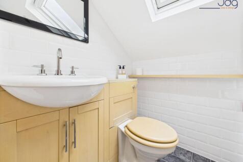 First Floor Bathroom with skylight