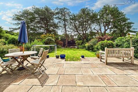 Riverside access, Large stone-paved terrace and spacious lawn,