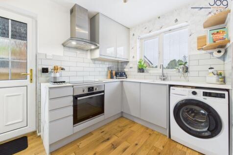 Kitchen with Open Pantry