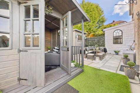 Flagged Garden and Summer House