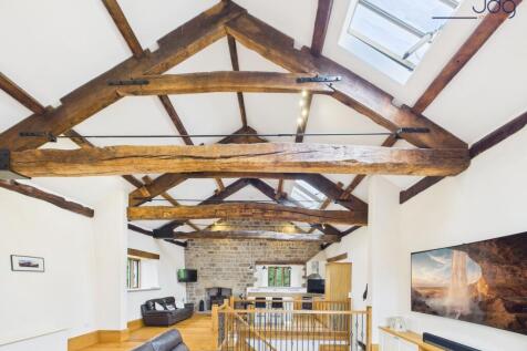 Vaulted Ceiling with Original Beams