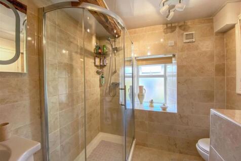 The stylish shower room