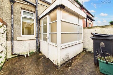 Rear of the Property, stone build shed and yard