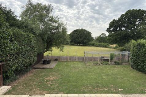 View Of Back Garden, Fields