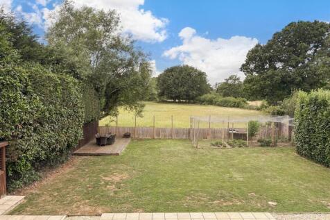 View Of Back Garden, Fields
