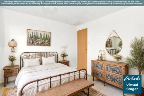 Bedroom 1 - Virtually Staged