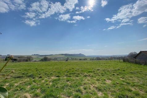 The view across the adjacent farmland