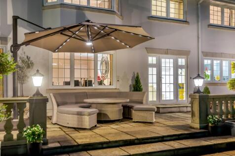 Twilight Rear Patio