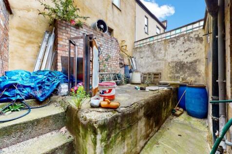 Rear patio area