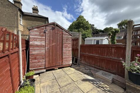 Rear Patio and Shed