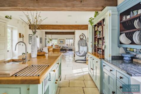 Open plan living dining kitchen