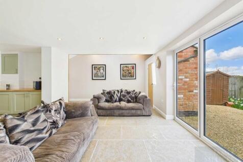Living area of kitchen