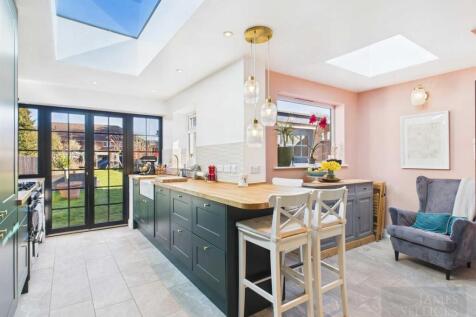 Open plan living dining kitchen